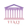 Italian landmark Pantheon- Tourist destination