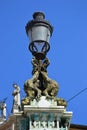 lamp, dragons, Padua, antic, architectural,