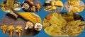 Italian Macaroni Pasta Uncooked Collage Royalty Free Stock Photo
