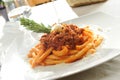 Italian maccheroni Royalty Free Stock Photo