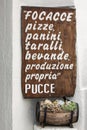 Italian menu' - puglia