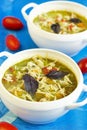 Italian minestrone soup