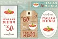 Italian Minestrone Stickers Set