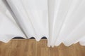 Italian Modern Model House : Curtain Detail Royalty Free Stock Photo