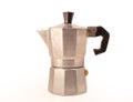 Italian Moka, the original kettle for coffee Royalty Free Stock Photo