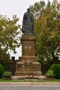 Italian Monuments-Abbazia Greca di San Nilo Grottaferrata-Statue of the Saint