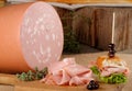 Italian mortadella Royalty Free Stock Photo