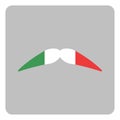 Italian mostache, icon