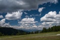 Italian mountain landscape. San Cassiano