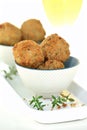 Italian Mushroom Arancini Royalty Free Stock Photo