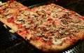 Italian mushroom pizza