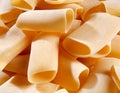 Italian paccheri pasta