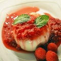 Italian Panacota dessert