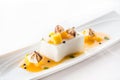 Italian Panna cotta dessert Royalty Free Stock Photo