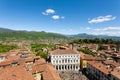 Italian panorama, upper city of Bergamo