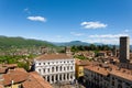 Italian panorama, upper city of