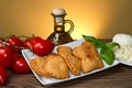 Italian panzerotti Royalty Free Stock Photo