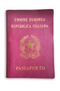 Italian passport Royalty Free Stock Photo
