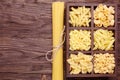 Italian pasta in assortment