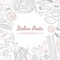Italian Pasta Banner Template, Traditional Cuisine Products, Food Menu, Restaurant, Cafe Flyer, Card, Business Promote