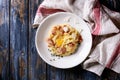 Italian pasta carbonara Royalty Free Stock Photo