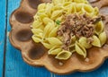 Pasta Conchiglie with Tuna Royalty Free Stock Photo