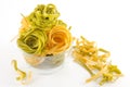 Italian pasta fettuccine nest Royalty Free Stock Photo