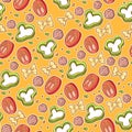 Italian pasta food background