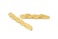 Italian Pasta - `Gemelli` Type Royalty Free Stock Photo