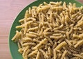 Italian pasta girandole Royalty Free Stock Photo