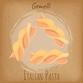 Italian pasta national cuisine cafe banner. Design for store ad, restaurant menu, dinner vintage logo