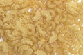 Italian pasta pennette from durum wheat, top view Royalty Free Stock Photo