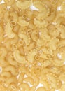 Italian pasta pennette from durum wheat, top view Royalty Free Stock Photo