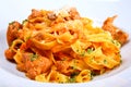 Italian pasta plate Royalty Free Stock Photo