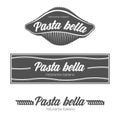 Italian pasta restaurant badges