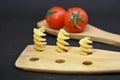 Italian pasta riccioli Royalty Free Stock Photo