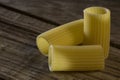Italian pasta rigatoni Royalty Free Stock Photo