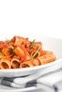 Italian Pasta and Sauce Royalty Free Stock Photo