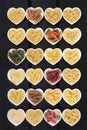 Italian Pasta Selection Royalty Free Stock Photo