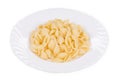 Italian pasta shells. Royalty Free Stock Photo