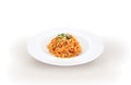 Italian pasta spaghetti bolognese Royalty Free Stock Photo