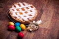 Italian Pastiera - Overhead Shot