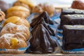 Italian pastries confectionery Royalty Free Stock Photo