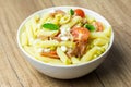 Italian Penne Pasta Salad Royalty Free Stock Photo