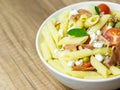 Italian Penne Pasta Salad Royalty Free Stock Photo