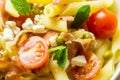 Italian Penne Pasta Salad Royalty Free Stock Photo