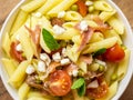 Italian Penne Pasta Salad Royalty Free Stock Photo