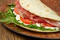 Italian piadina Royalty Free Stock Photo