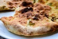 Italian Pizza bianca Royalty Free Stock Photo