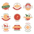 Italian Pizza Emblems Set